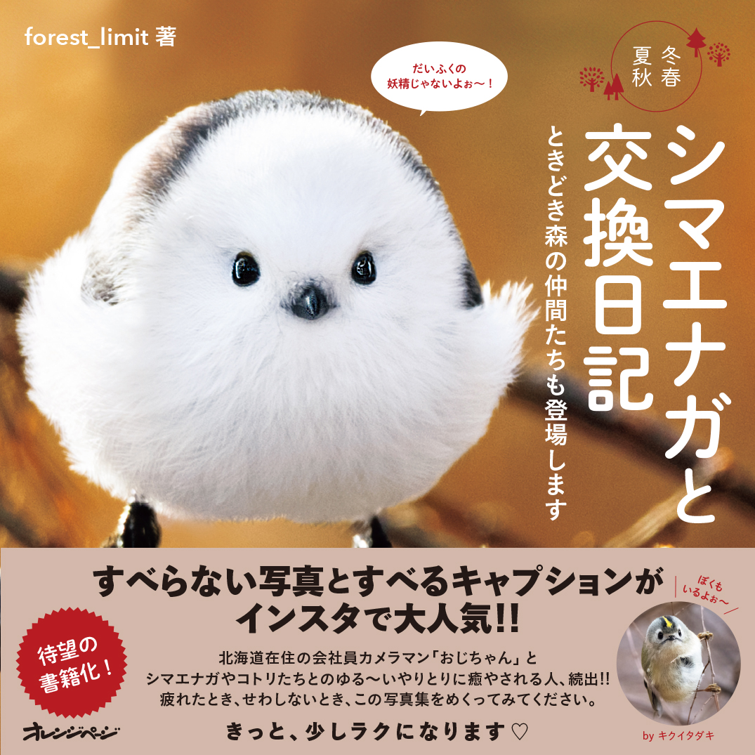 ここたんページ〜シマエナガ〜 シマエナガと交換日記 ときどき森の仲間たちも登場します | 本の