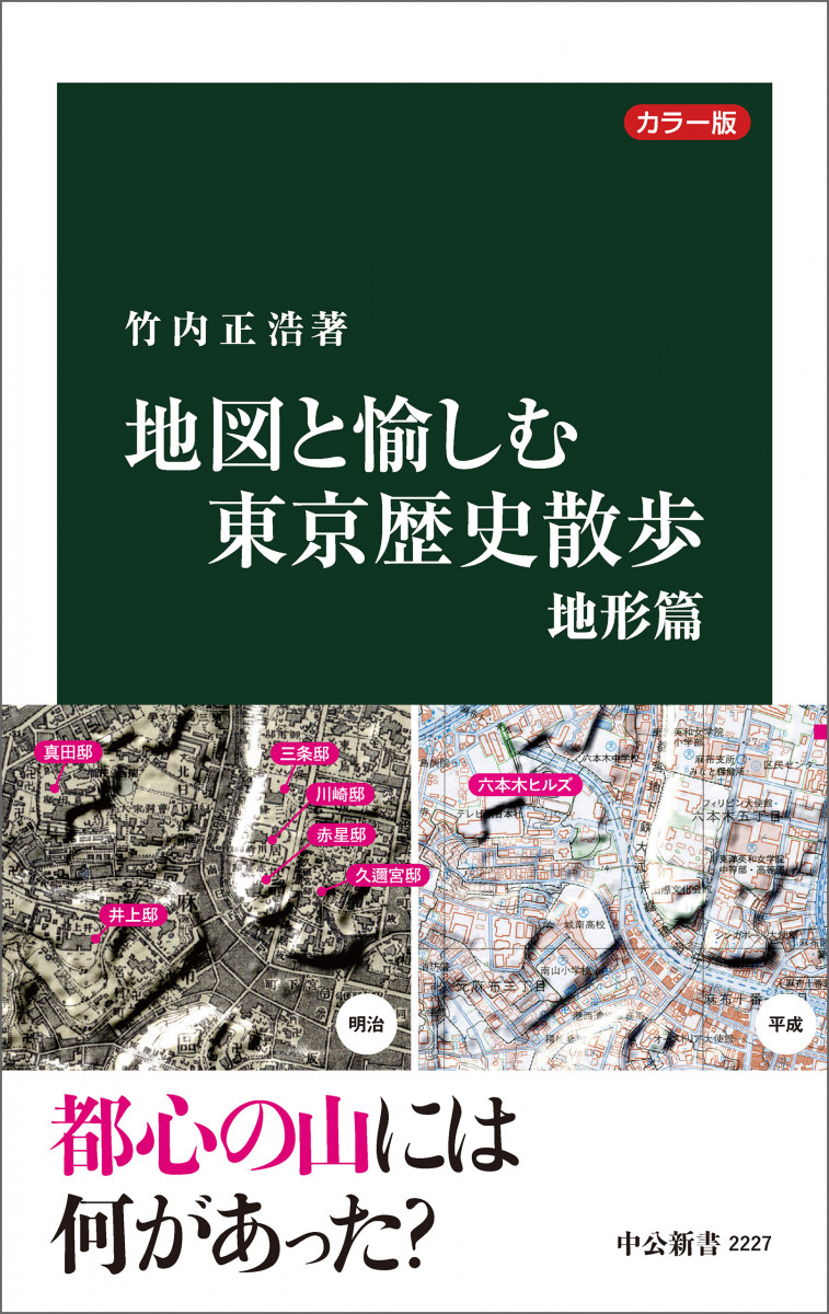 カラー版　地図と愉しむ東京歴史散歩　地形篇の商品画像