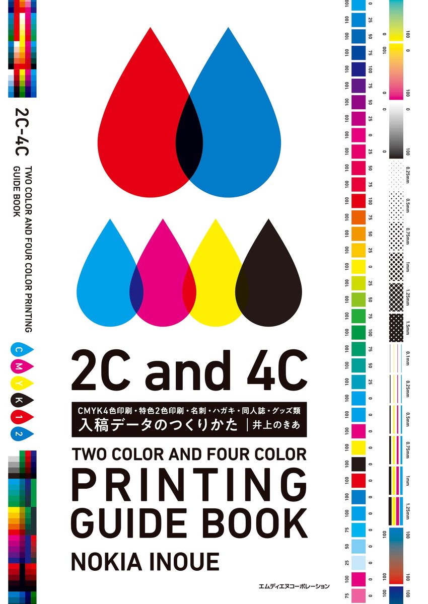 入稿データのつくりかた　CMYK4色印刷・特色2色印刷・名刺・ハガキ・同人誌・グッズ類の商品画像