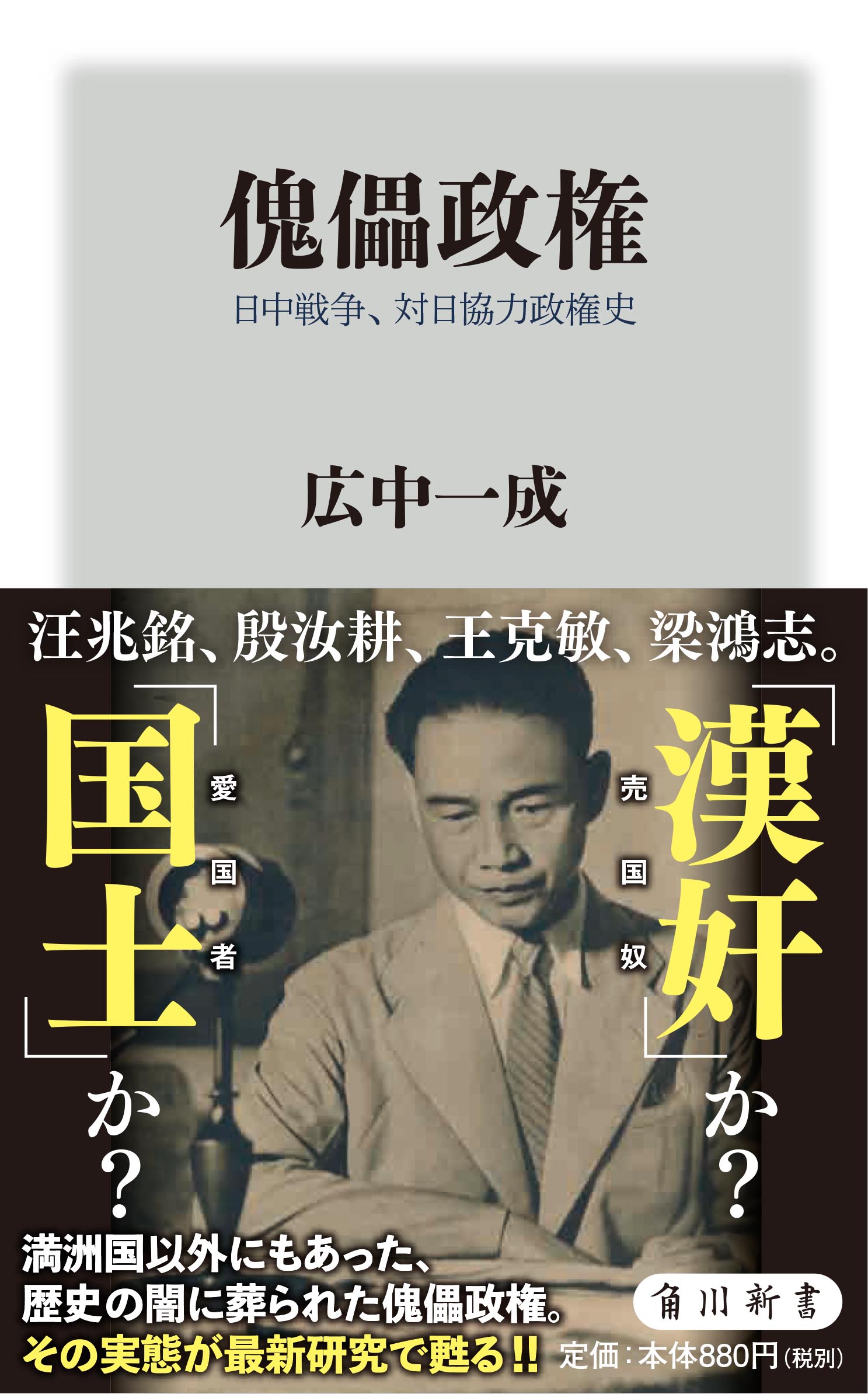 傀儡政権　日中戦争、対日協力政権史の商品画像