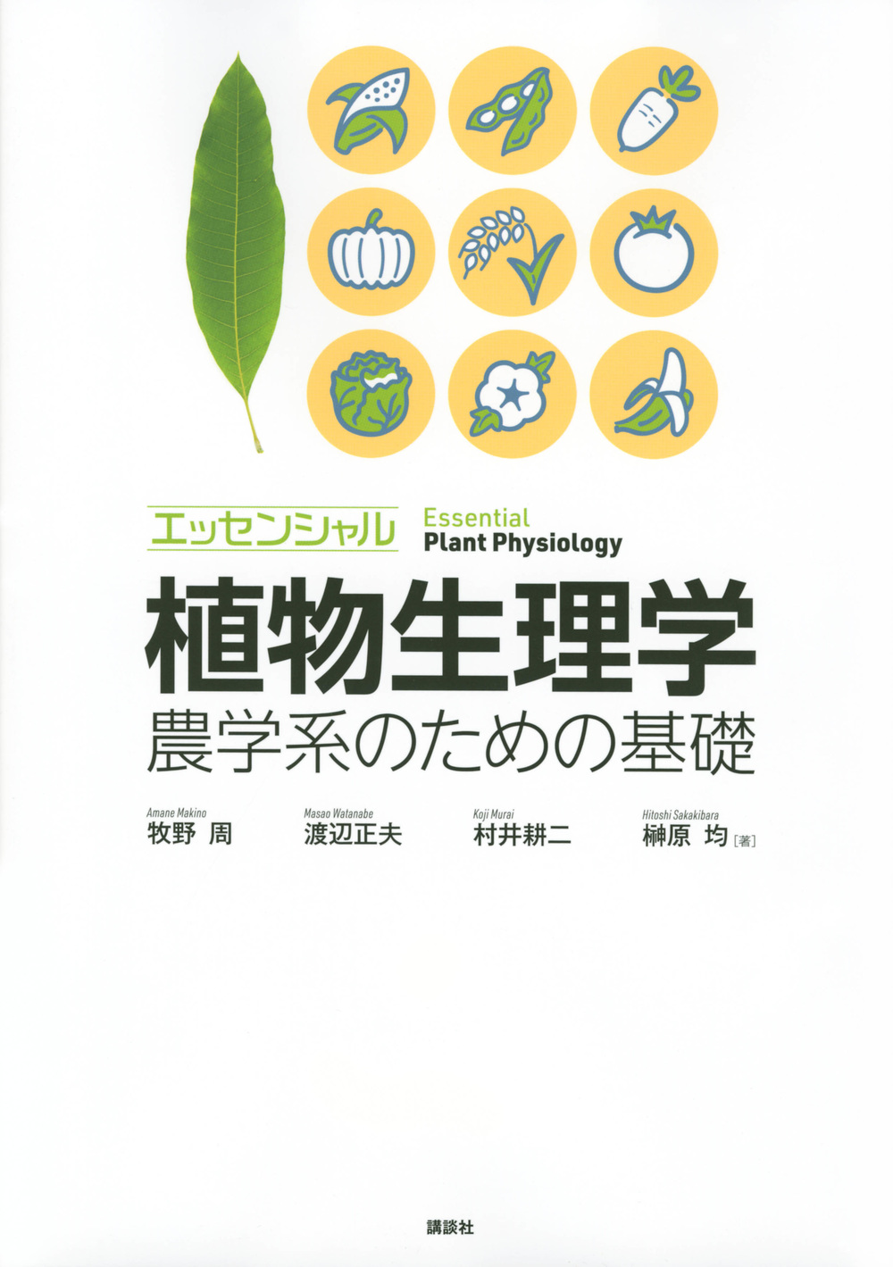 エッセンシャル植物生理学　農学系のための基礎の商品画像