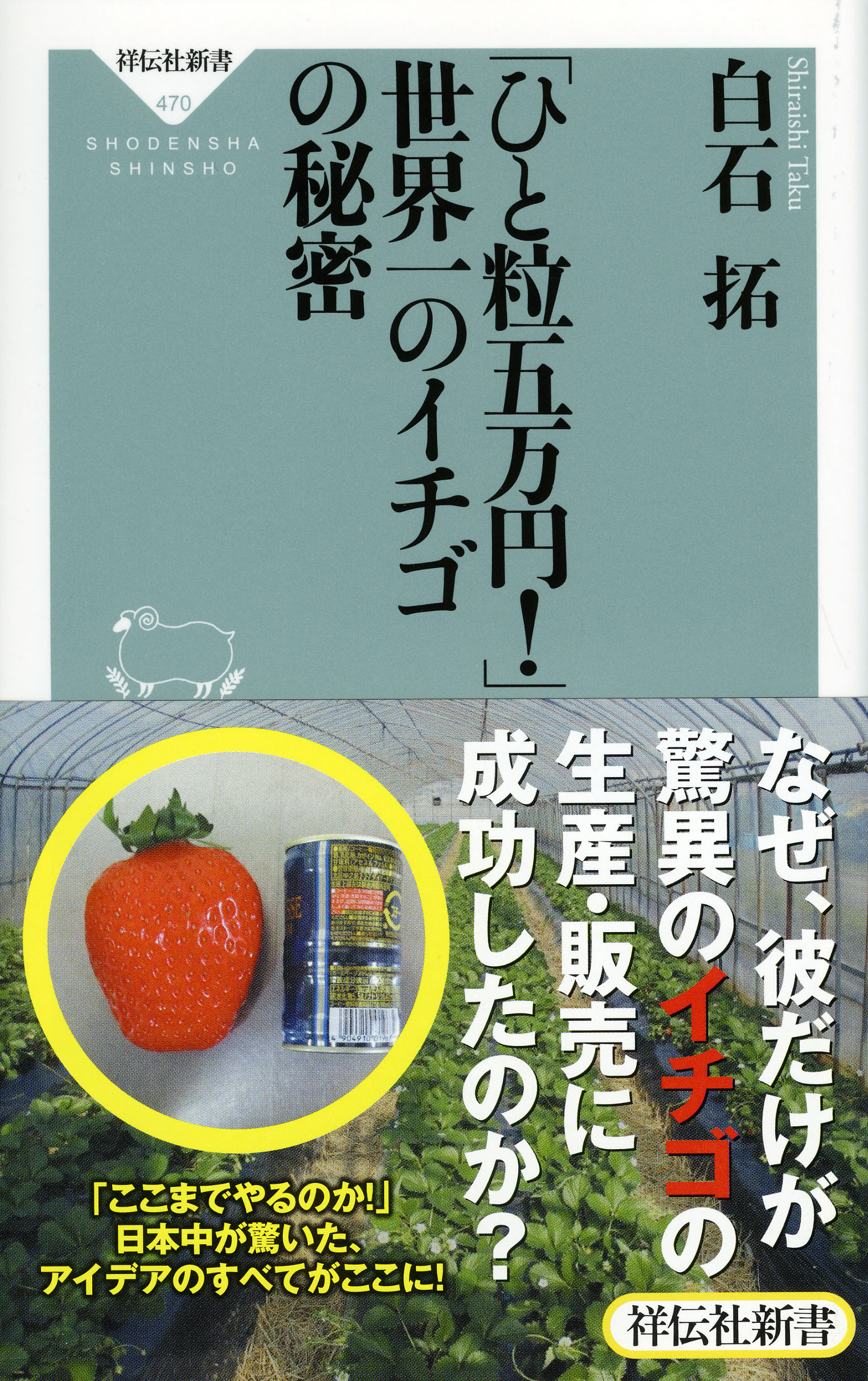 「ひと粒五万円！」　世界一のイチゴの秘密の商品画像